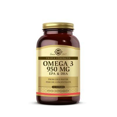 کپسول ژلاتینی امگا 3 روغن ماهی 950 میلی گرم