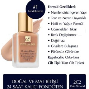 کرم پودر استی لادر مدل دابل ویر 2C2 Pale Almond