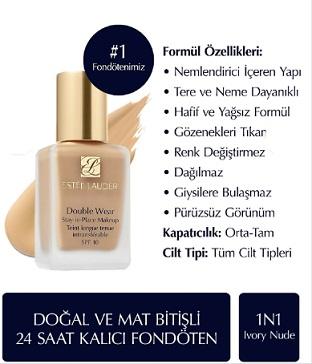 کرم پودر استی لادر مدل دابل ویر 1N1 Ivory Nude