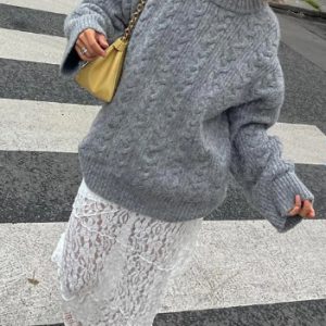 ژاکت بافتنی زنانه مدمکست